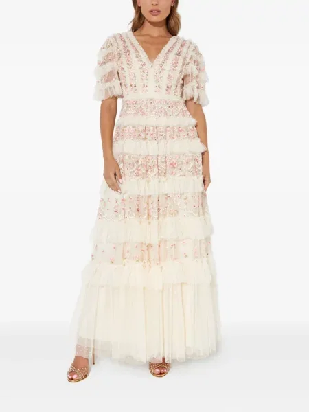 Sukienka Needle & Thread w kwiatki garniturowa