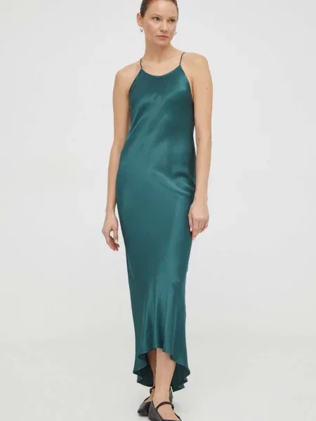 Obleka Neoma TT Satin Ease zelena