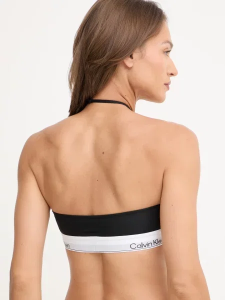 Calvin Klein Underwear podprsenka s bavlnou čierna
