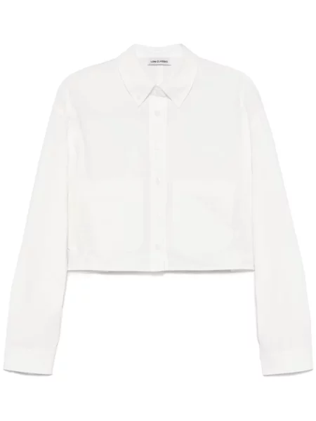 Cropp top Low Classic clasic alb