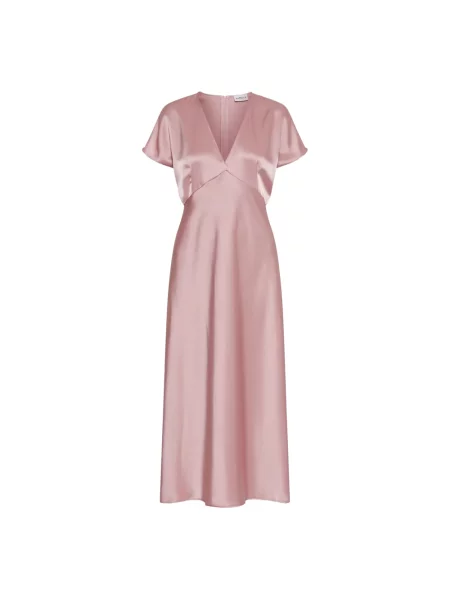 Sukienka midi Marella do kolan garniturowa różowa