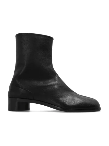 Botki Maison Margiela skórzane czarne