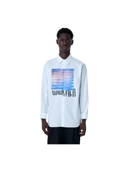 Koszula Jean Paul Gaultier z nadrukiem biała