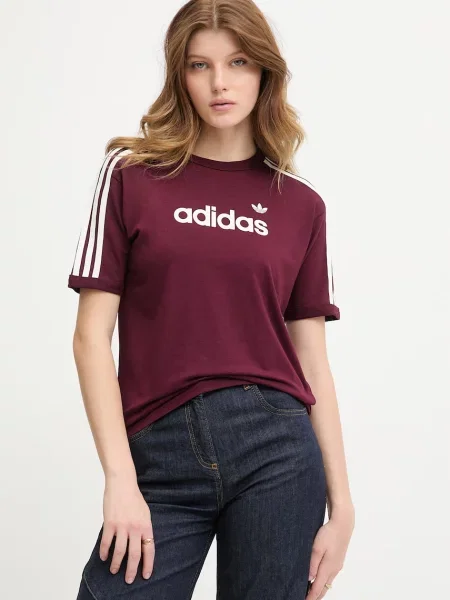 Top Adidas Originals bordowy