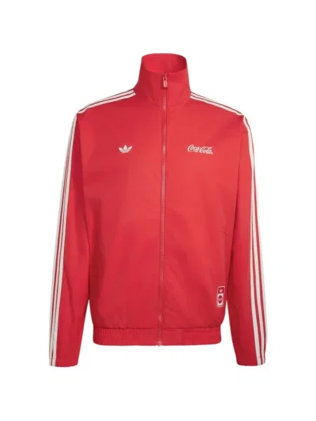 Geacă Adidas cu broderie roșu