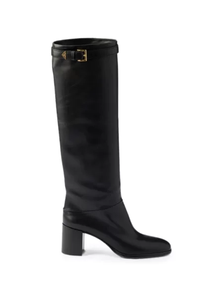 Botine Prada din piele negru