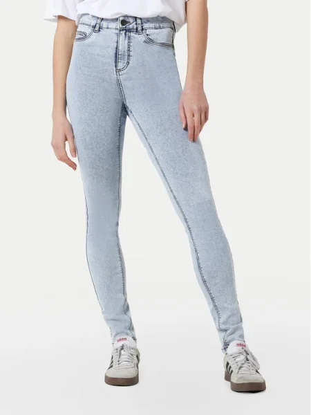 Noisy May Blugi Callie celest Skinny Fit albastru