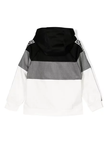 Bluza z kapturem dziecięca Fendi biała