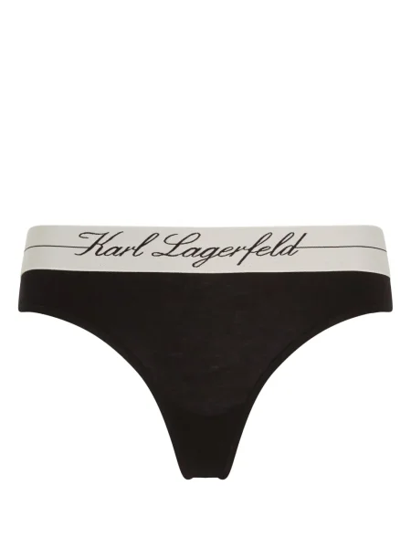 Chiloți tanga Karl Lagerfeld negru