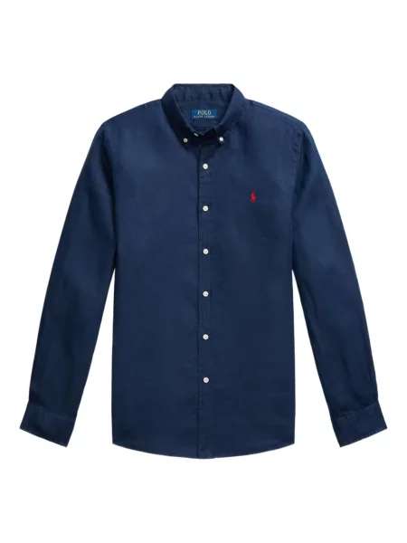 Pantaloni scurți din denim Polo Ralph Lauren de in cu imagine cu dungi alb