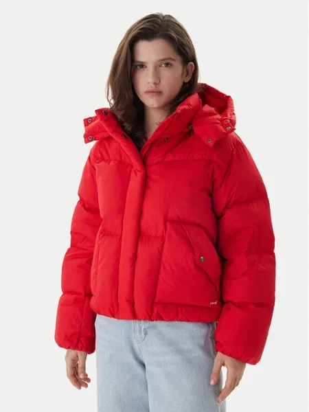 Levi's® Geacă din puf Western Bubble roșu