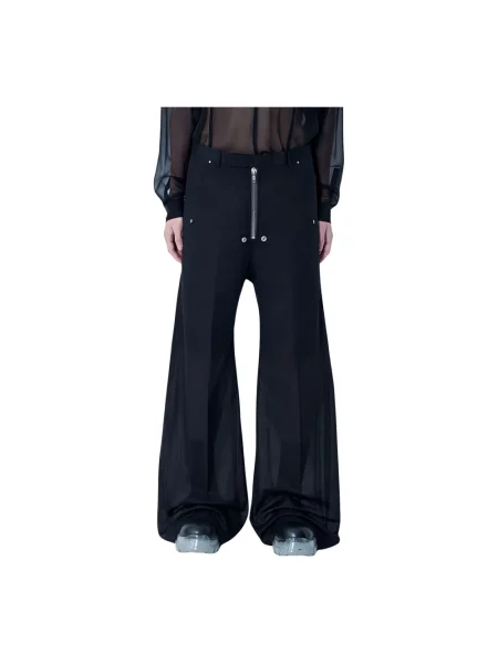Spodnie Rick Owens wełniane czarne