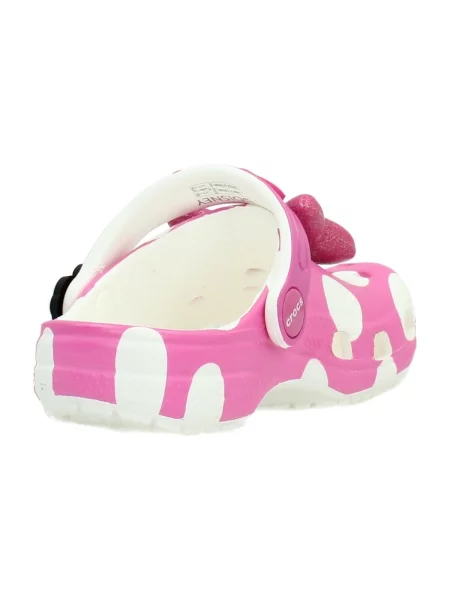 Šľapky Crocs Minnie Mouse Cls Clg T Ružová biela