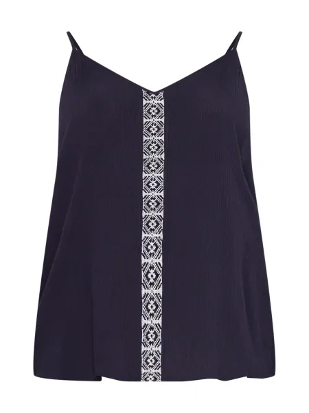 Guido Maria Kretschmer Curvy Collection Bluză Jarina bleumarin / alb / negru