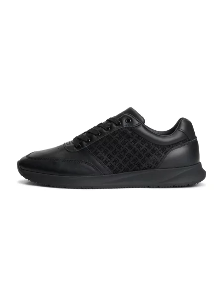 Tommy Hilfiger Sneakers Elevated Th Mono Mix Runner negru
