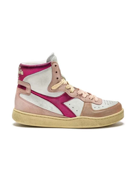 Sneakersy Diadora skórzane różowe