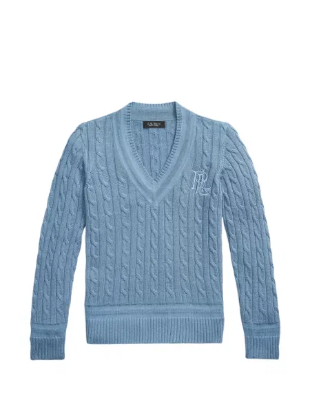 Matlasat sneakerși Polo Ralph Lauren cu autograf de catifea cord albastru