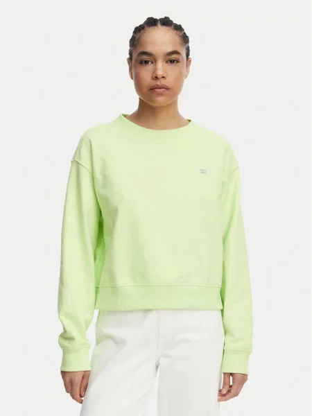 Tommy Jeans Pulóver Athleisure Metallic Világoszöld