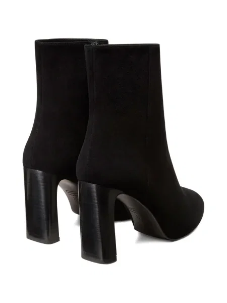 Cizme scurte Stuart Weitzman cu platformă negru