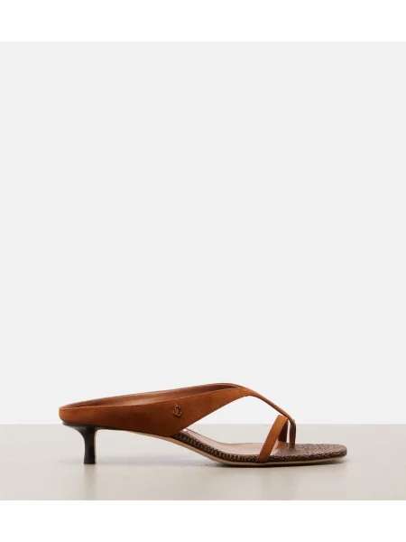 Zomšinės stringai Jimmy Choo ruda