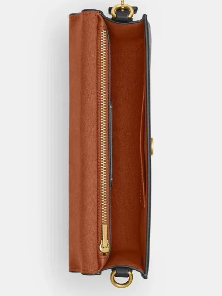 Кожаная сумка Coach черная