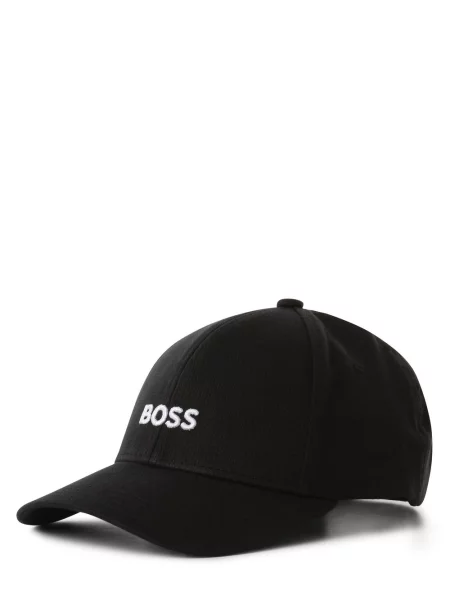 BOSS Orange czapka z daszkiem Mężczyźni jednolity ONE SIZE czarny