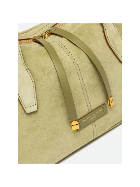 Gianni Chiarini torebka zamszowa ARYNA zielona