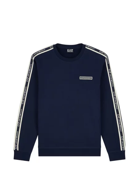 Hanorac Ea7 Emporio Armani cu autograf albastru