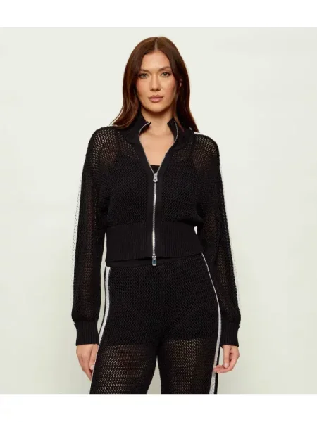 Pinko Pulover SPAZIO | Cropped Fit negru