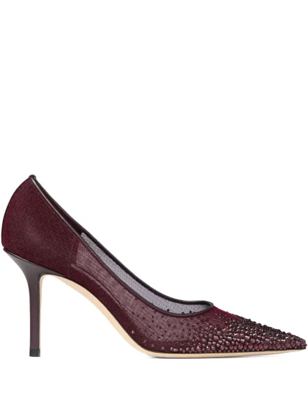 Pantofi cu toc Jimmy Choo roșu