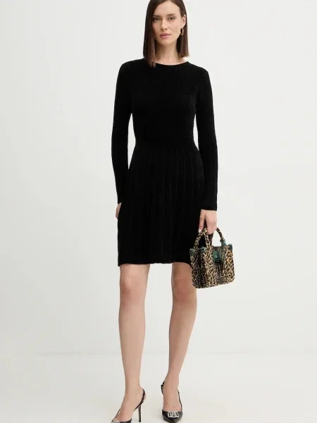 Guess Rochie tricotată negru