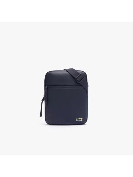 Lacoste Torba Crossover Petit Piqué Średniej Wielkości Zapinana Na granatowa