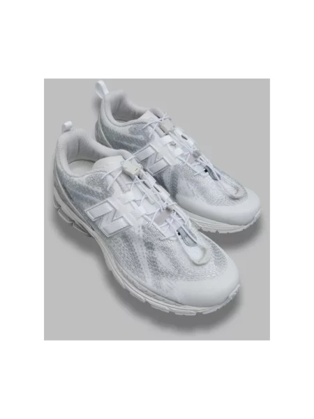 Trampki New Balance White/ Silver Metallic/ Deep End EUR białe