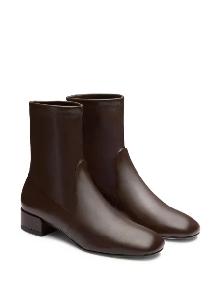 Cizme scurte Stuart Weitzman stretch maro