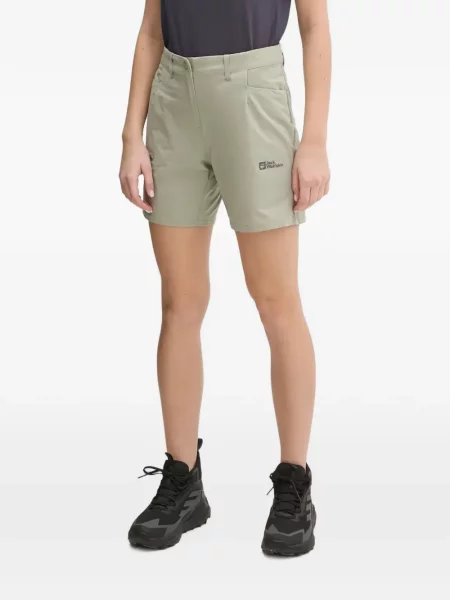 Cu centură pantaloni scurți Jack Wolfskin verde