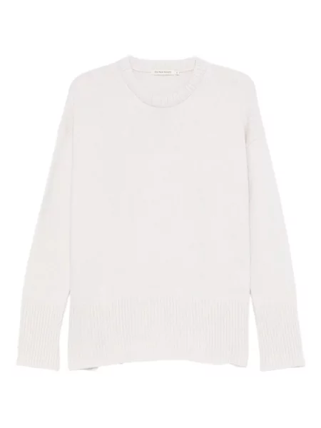 Sweter The New Society z kaszmiru biały