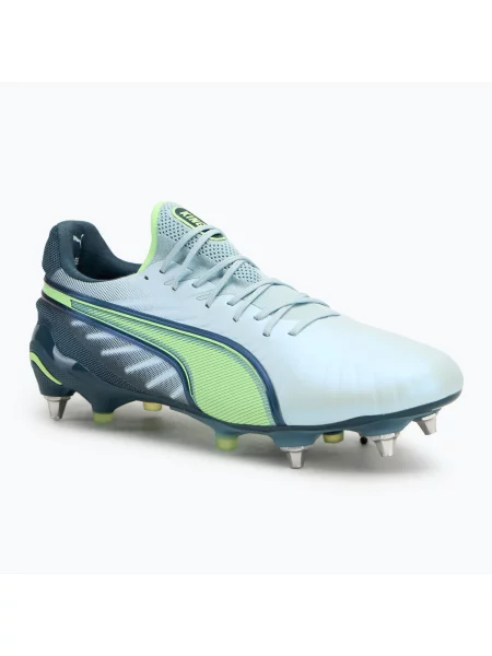 Încălțăminte de fotbal pentru bărbați PUMA King Ultimate MxSG frosted dew/fizzy apple