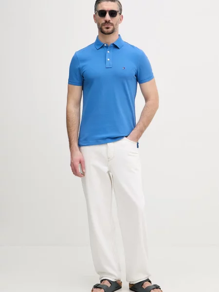 Tricou polo Tommy Hilfiger albastru