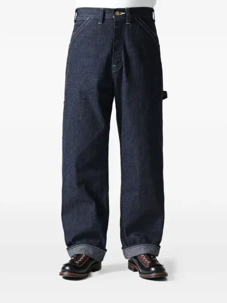 Traperice Sugar Cane Jeans business s autogramom plava