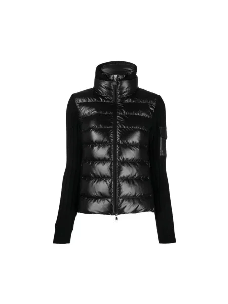 Kardigan Moncler wełniany czarny