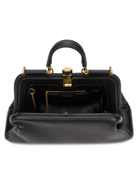 Torebka Dolce And Gabbana skórzana czarna