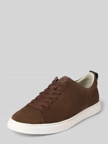 Sneakersy z naturalnej skóry w imitacji weluru model Uwin' Cg - Club Of Gents