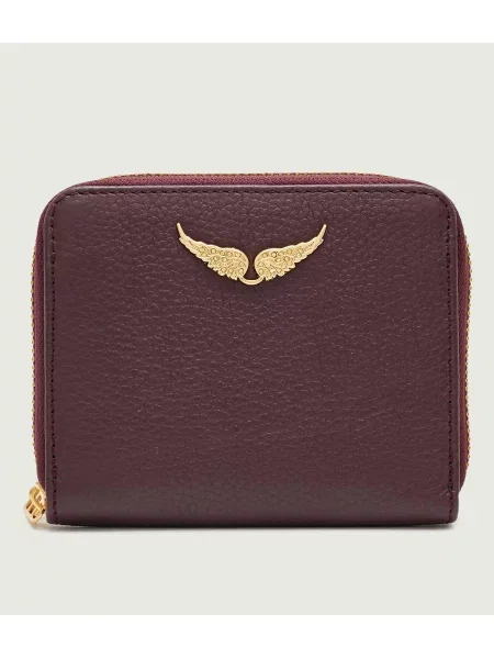 Zadig&Voltaire Bőr pénztárca Mini Zv