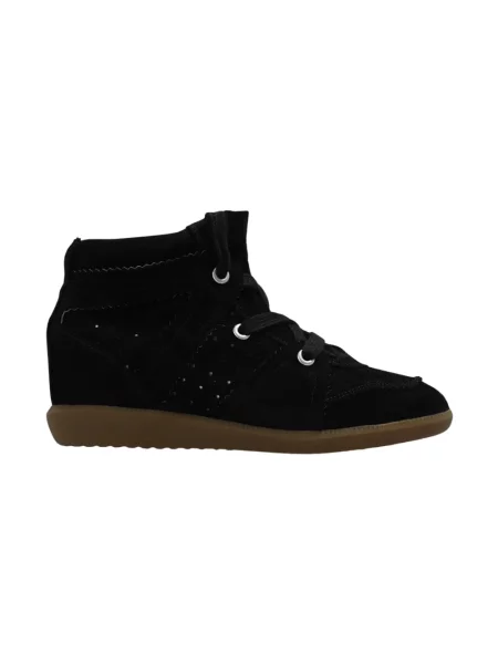 Sneakersy Isabel Marant Etoile skórzane czarne