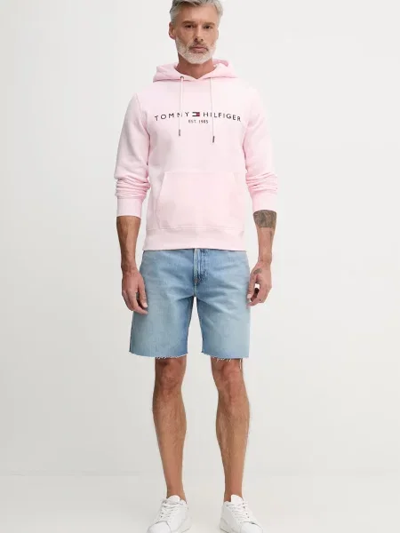 Calvin Klein Jeans kratke hlače denim modra