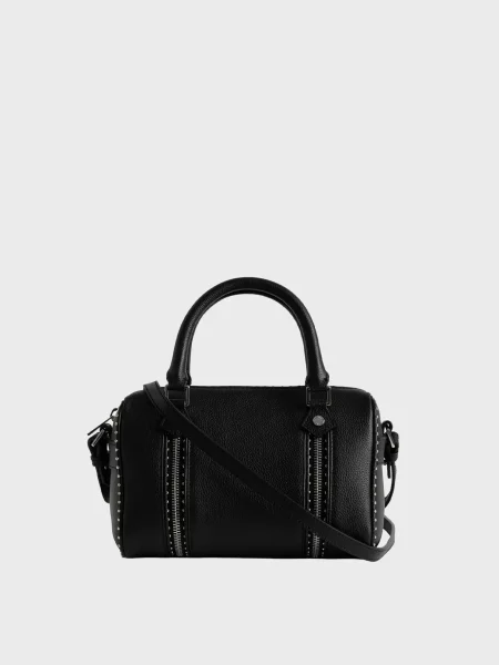 Кожаная сумка Zadig&voltaire черная