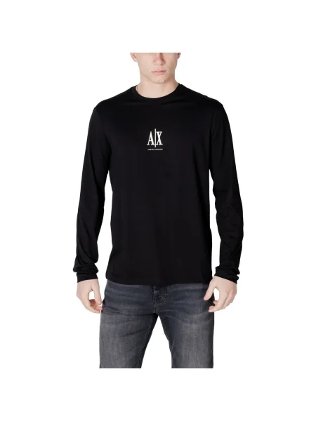 Tricou mânecă lungă Armani Exchange negru