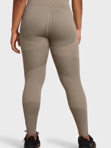 Бесшовные брюки Under Armour бежевые