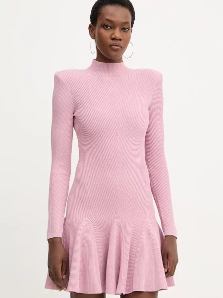 Retrofete sukienka Sydonie różowa