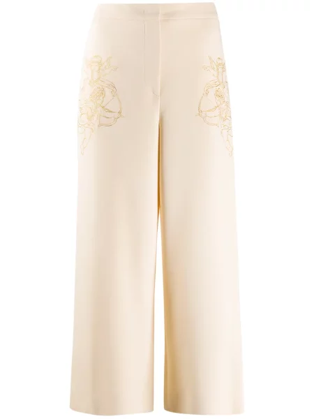 Cropp pantaloni Moschino cu broderie